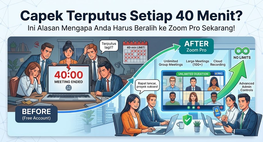 Capek Terputus Setiap 40 Menit? Ini Alasan Mengapa Anda Harus Beralih ke Zoom Pro Sekarang!